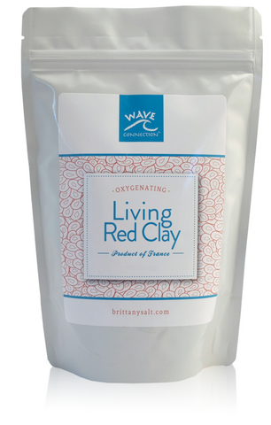 Living Red French Oxygenating Clay by Wave Connection